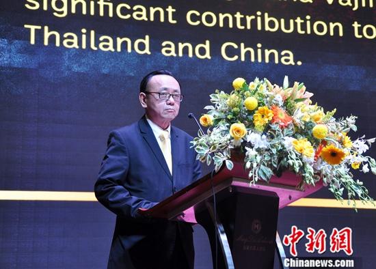 12月4日晚，泰王國駐南寧總領(lǐng)事館在廣西首府南寧市舉行招待會(huì)，慶祝泰國國慶。中新社記者 黃艷梅 攝
