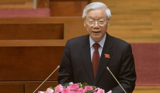 資料圖:阮富仲(圖源:視覺中國) 資料圖:阮富仲(圖源:視覺中國)